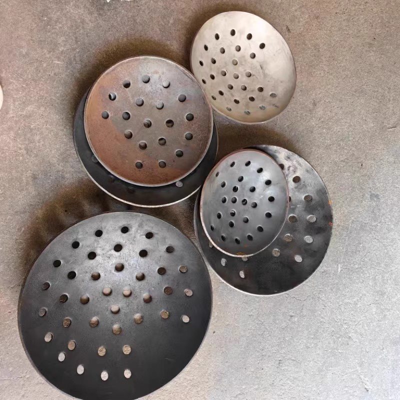 铁漏勺加厚捞铝渣勺子地炉勺不锈钢漏勺化铝捞废渣工具捞渣勺