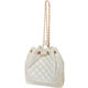 2023 New Casual Elegant Rhombic Chain Drawstring Bucket Bag Small Fragrance Light Luxury Backpack Shoulder Bag Shoulder Bag
