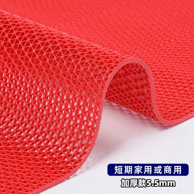 Ayaqaltılar (Kovriklər) — Toilets, Bathrooms, Kitchens, Waterproof Foot - 09m-width-10m-length-full-volume-red-55mm-thick-thickened-version