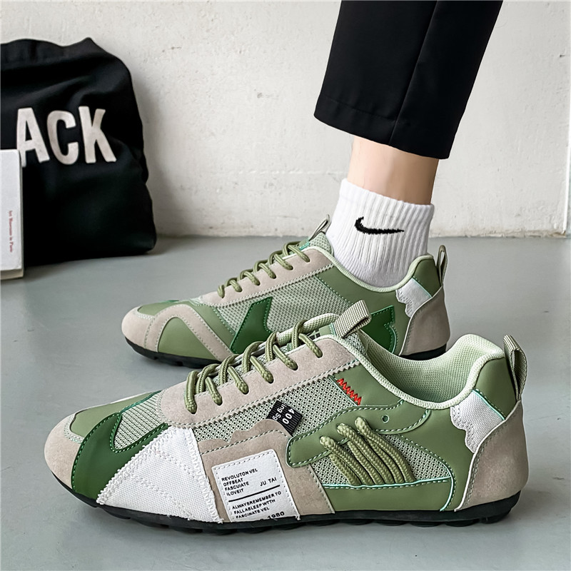 Zapatos de hombre de todo fósforo, zapatos deportivos, zapatos casuales, transpirables, fideos de malla voladores de verano, zapatos perezosos ligeros y simples para estudiantes