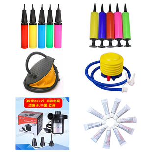 Factory wholesale pvc inflatable product accessories inflatable foot pump car household double electric pump pump pump