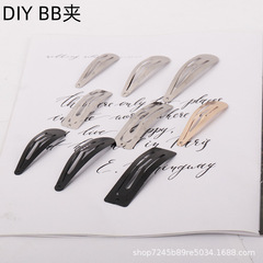 広州6cm7cm8cm水滴型クリップBBクリップヘアピン手作りDIYアクセサリー頭飾りヘアアクセサリー卸売