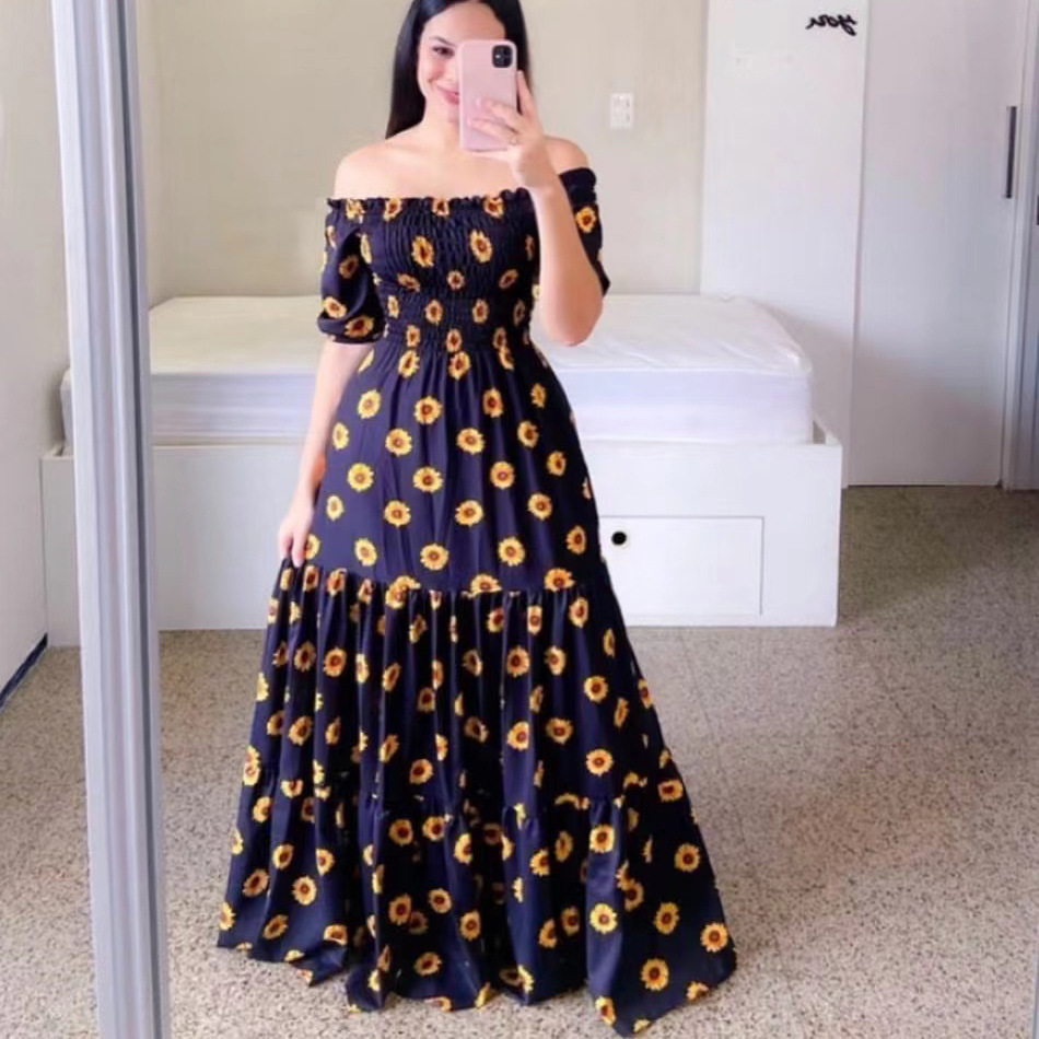 Women's Floral Summer Maxi Dress