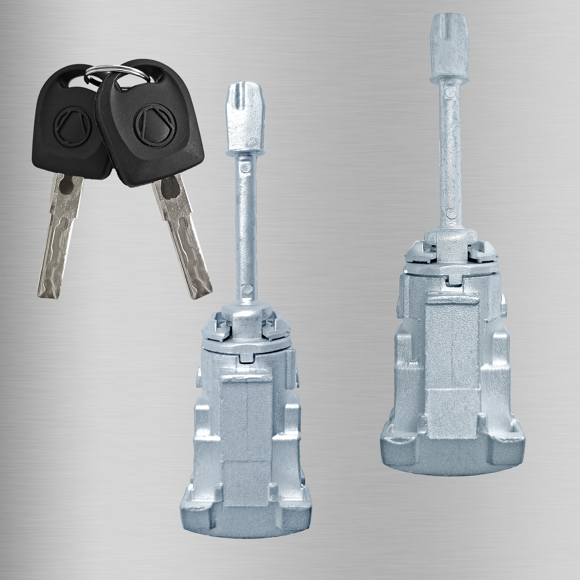 Se aplica a Volkswagen SEAT 6L3 cilindro de cerradura de puerta izquierda y derecha 2 llaves cilindro de cerradura accesorios de automóviles OE: 6L3837167B