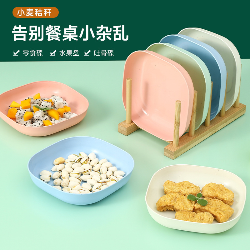 ヨーロッパのクリエイティブなかわいい小さなプレート家庭用骨吐き皿ダイニングテーブルプラスチック骨皿ゴミ骨吐き皿|undefined