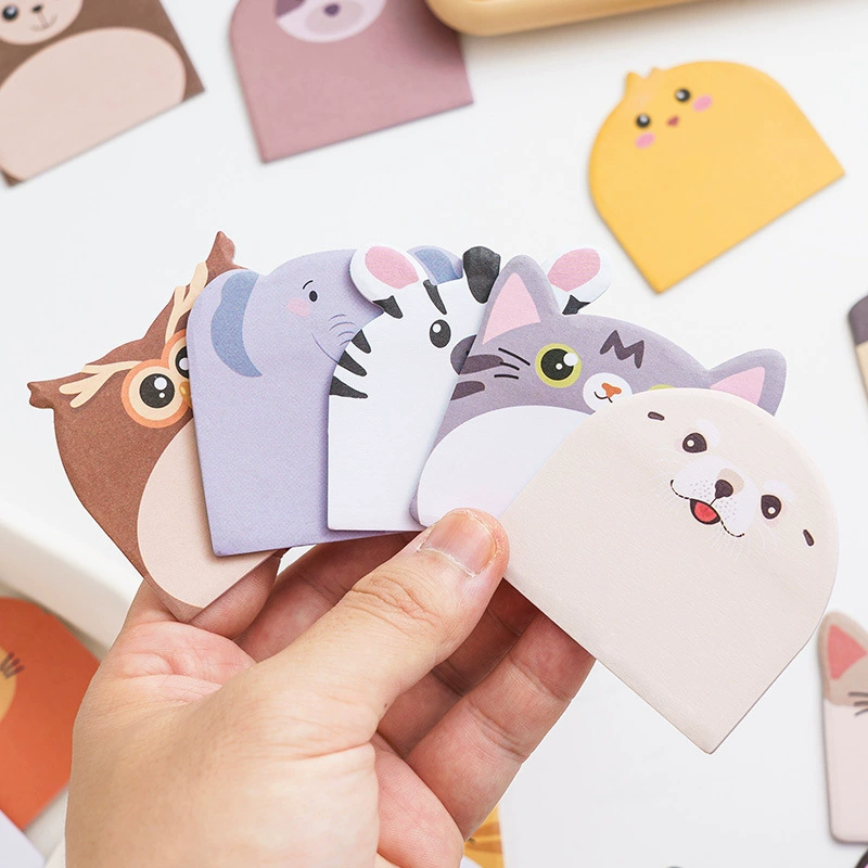 (Cross-border trading), cute note for students, cartoon sticker, cute animals