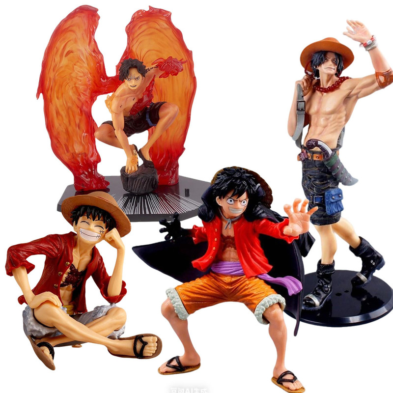 One Piece Figure Peripherals Luffy Ace Solon Hundred Scenes Model Figure Wholesale Nami Robin Character Ornaments