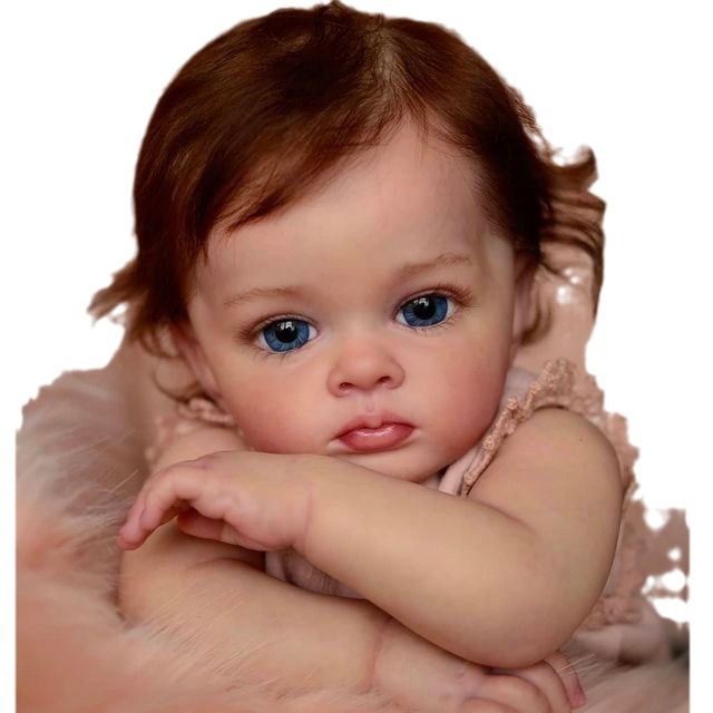 Reborn muñeca 3D simulación bebé Reborn muñeca transfronteriza Temu independiente estación de suministro femenino bebé niños regalo