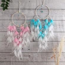 挂毯家居装饰网波西米亚风饰品个性印第安羽毛捕梦网挂件挂饰