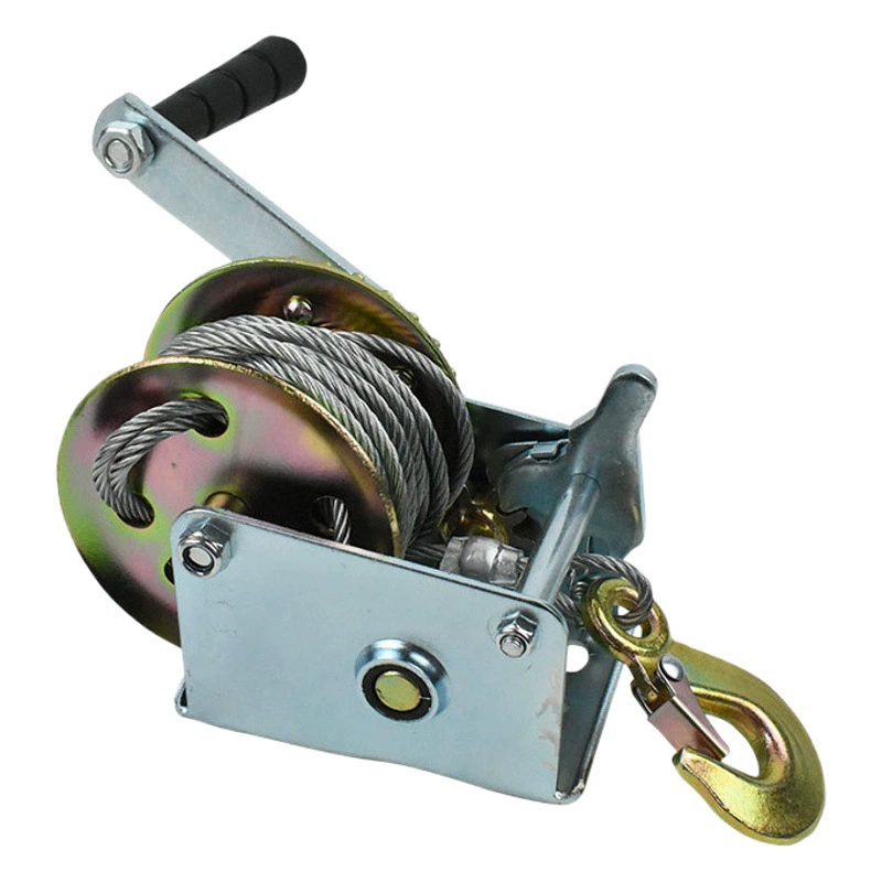 Самоблокирующаяся ручная лебедка на 1000 фунтов Небольшая Тяговая Лебедка Сверхмощная ручная лебедка Фиксированная лебедка Ручная лебедка