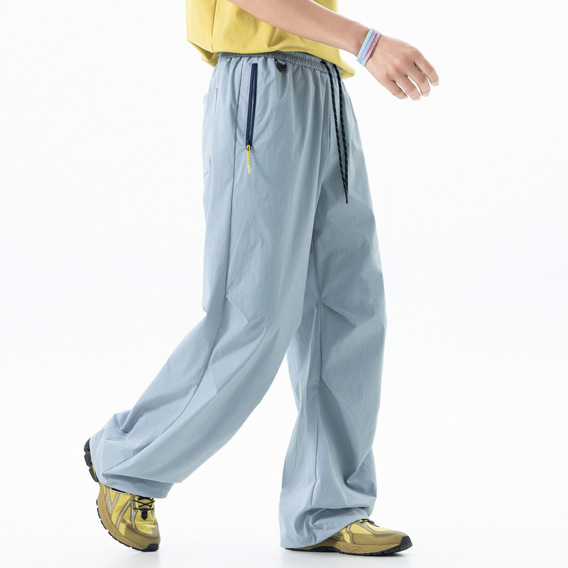 New Style Men's Summer Cargo Pants Waterproof Drape Straight-Leg Pants Men's Casual Quick-Dry Thin Pants New Style Men's Summer Cargo Pants Waterproof Drape Straight-Leg Pants Men's Casual Quick-Dry Thin Pants