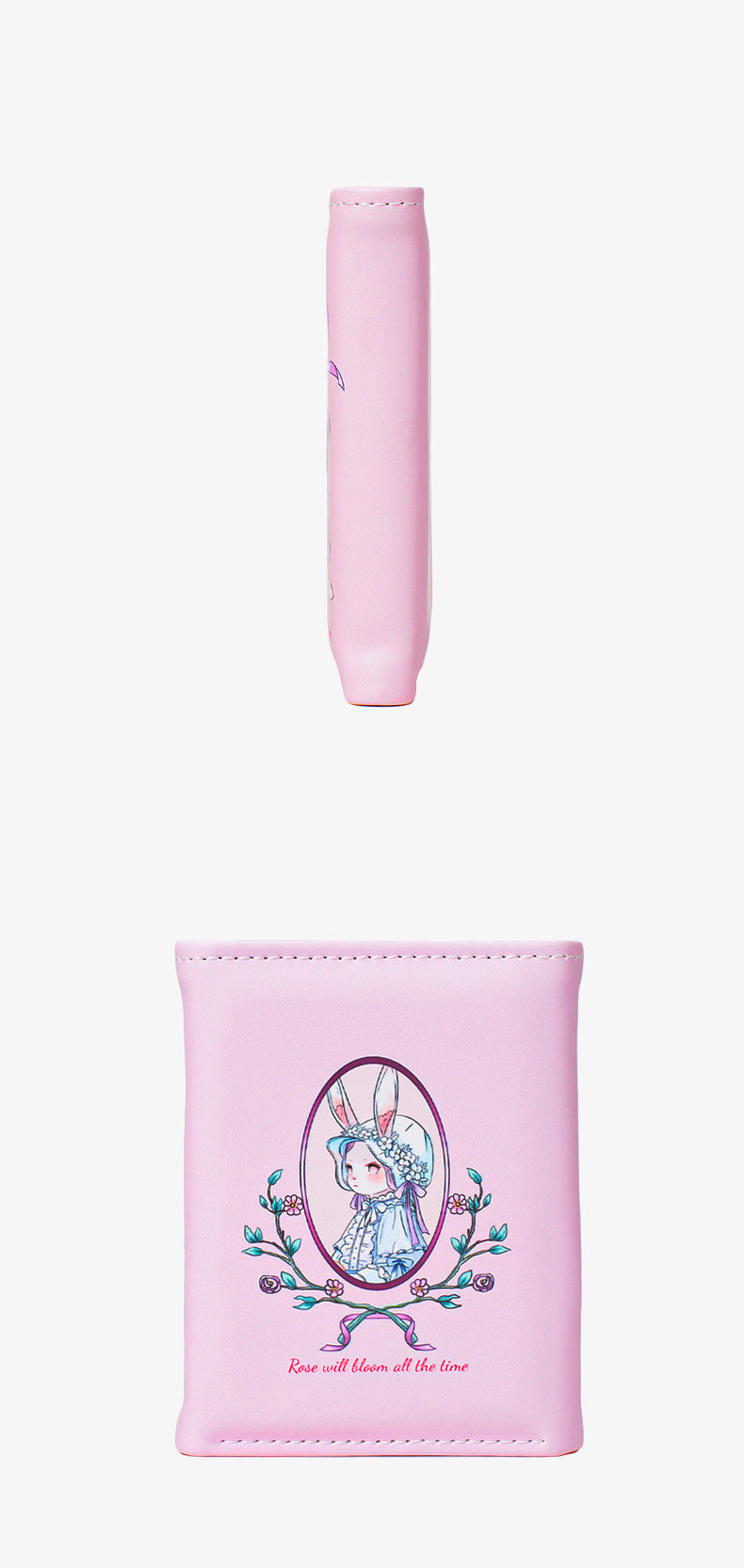 All Seasons Season Women's Gender Sweet Style Square Shape Women's Cartoon Pu Leather Magnetic Buckle Wallets