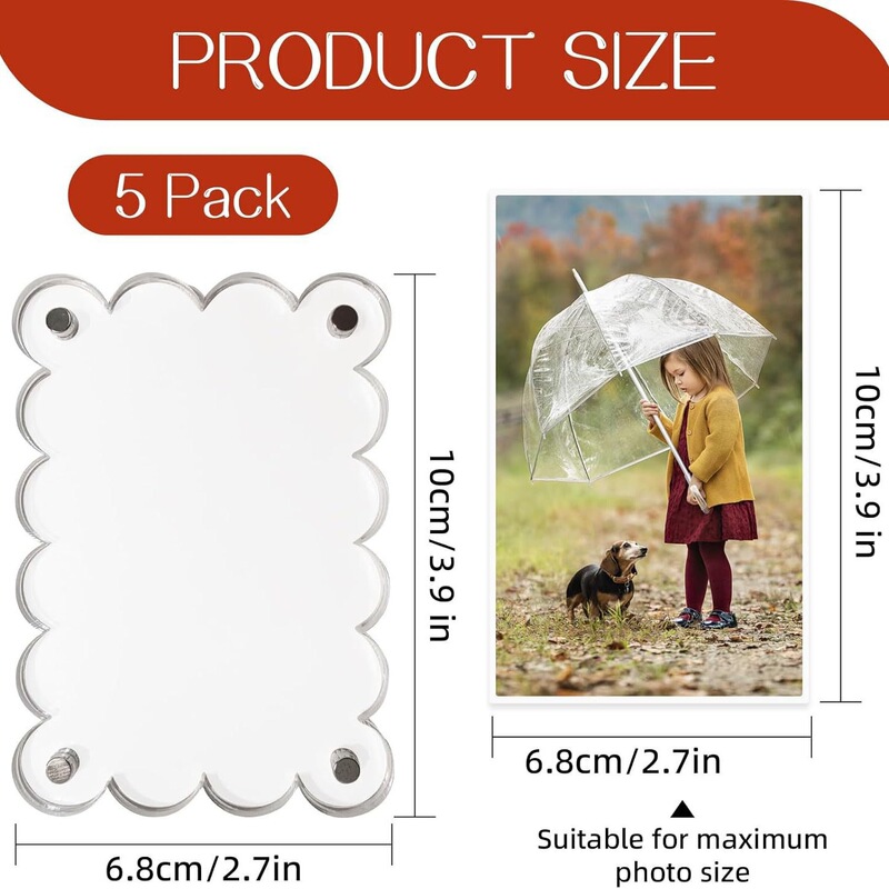 Cross-Border Hot-Selling Acrylic Refrigerator Magnetic Frame Double-Sided Photo Fridge Magnet Frame Suitable for Fujifilm Cross-Border Hot-Selling Acrylic Refrigerator Magnetic Frame Double-Sided Photo Fridge Magnet Frame Suitable for Fujifilm