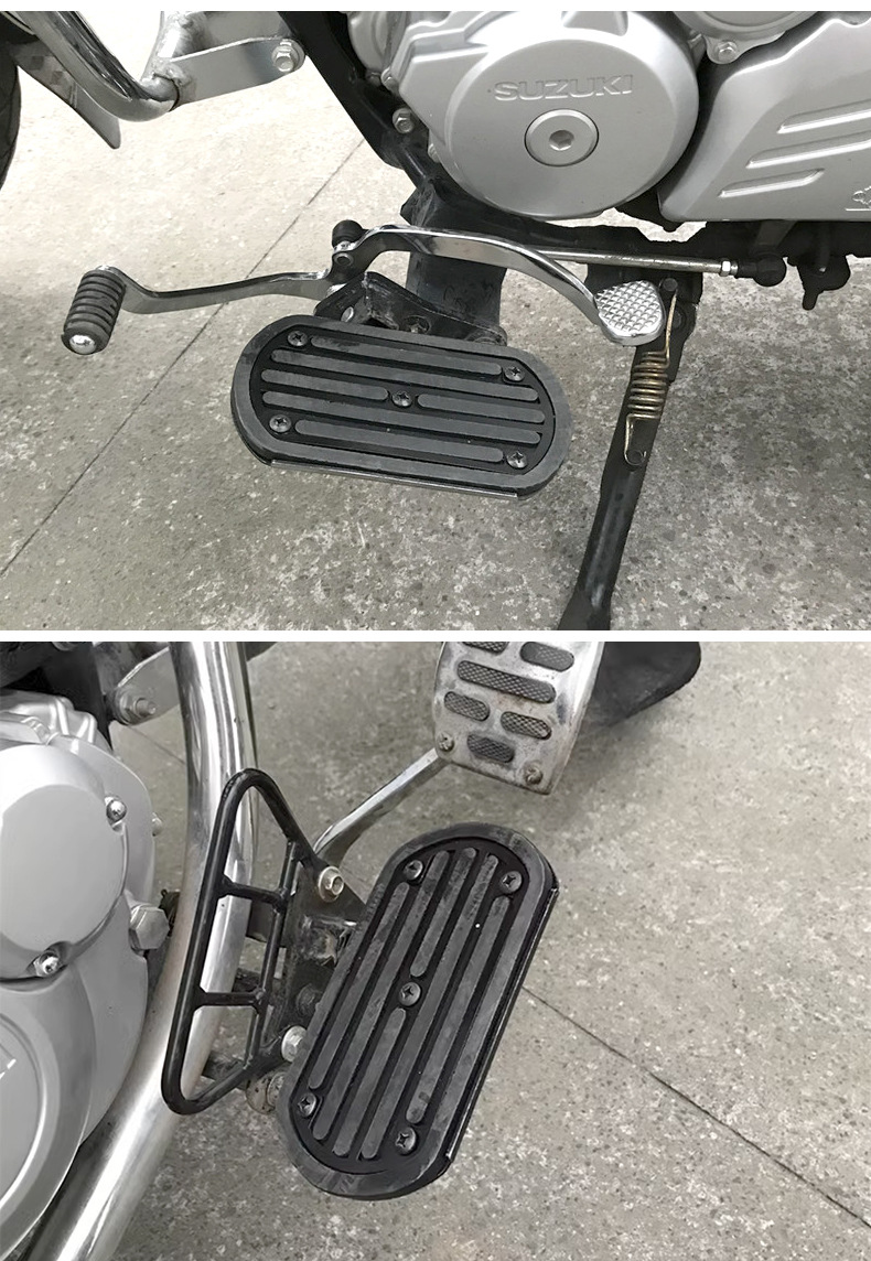 Suitable for Haojue Suzuki Yueku GZ150-E Non-slip Pedal GZS150 Front and Rear Widened Pedal Motorcycle Modification