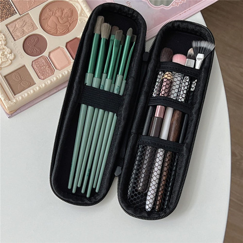 Makeup brush bag storage bag women's portable new travel carry-on small brush eyebrow pencil eye shadow brush storage bag
