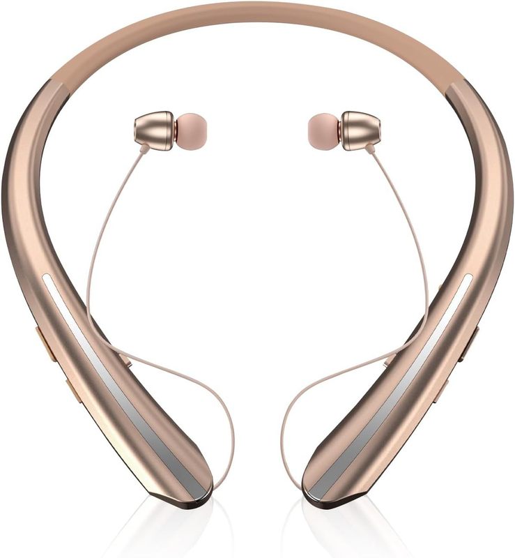 クロスボーダーHX801首掛け式イヤホン首掛け式bluetoothイヤホン伸縮線長待機長航続|undefined