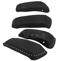 Harley Gloring Road King модифицированная боковой крышка декоративная крышка ПУ кожаная крышка боковой коробки защитная крышка 14-23 лет