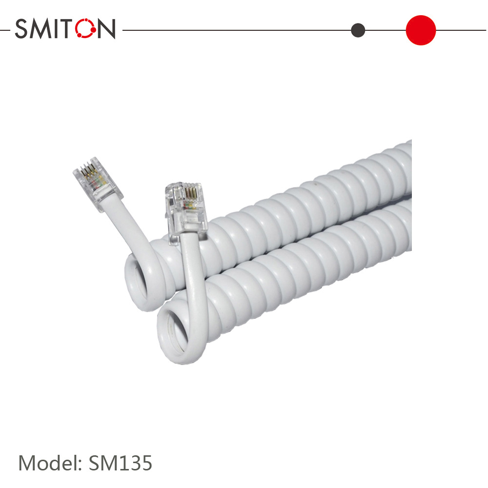 电话曲线 弹簧线   环保28AWG 2米手柄线对讲门门铃线