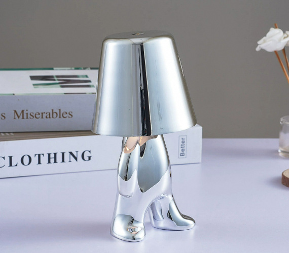 전기 도금된 실버 E 스타일