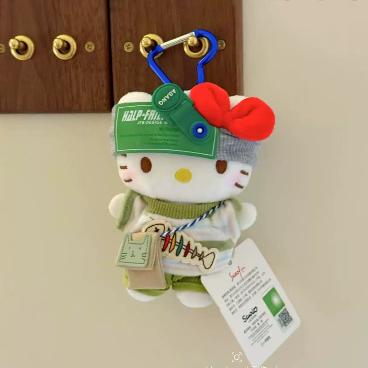 Hello Kitty, Hello Kitty, оригинальный классический рюкзак, мультяшная милая подвеска, плюшевый брелок, кукла