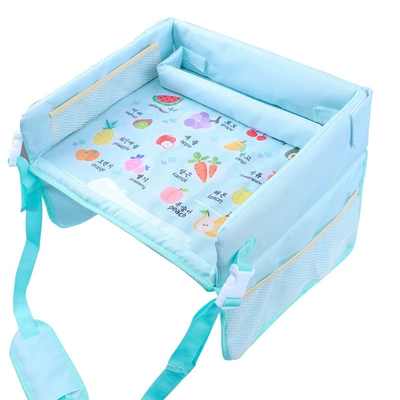 Car Child Safety Seat Dining Car table board - colorful-fruits-childrens-tray-dining-table