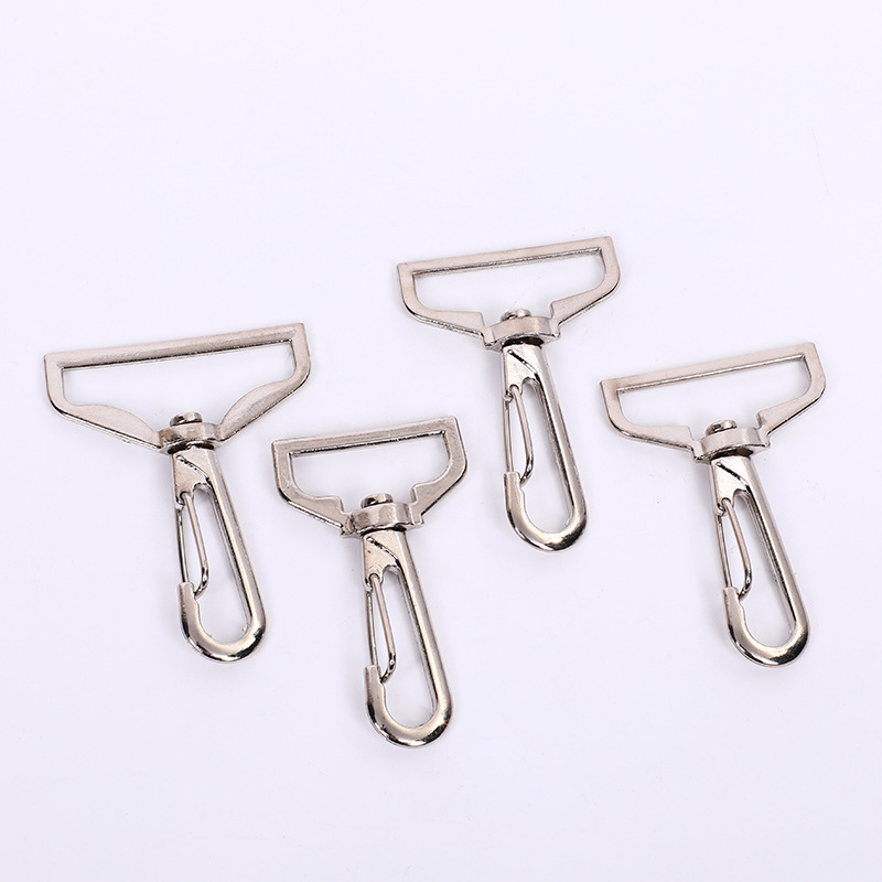 Metal giratorio largo gancho hebilla correa de hombro mascota tracción ajuste hebilla didiy bolsa conexión de banda de presión hebilla de resorte
