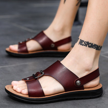 拖鞋男夏季新款韩版潮流休闲沙滩鞋男款外穿时尚青年凉鞋跨境爆款