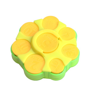 Cross-border simple creative plastic blind euro piggy bank coin box Russian ruble storage box manufacturers wholesale