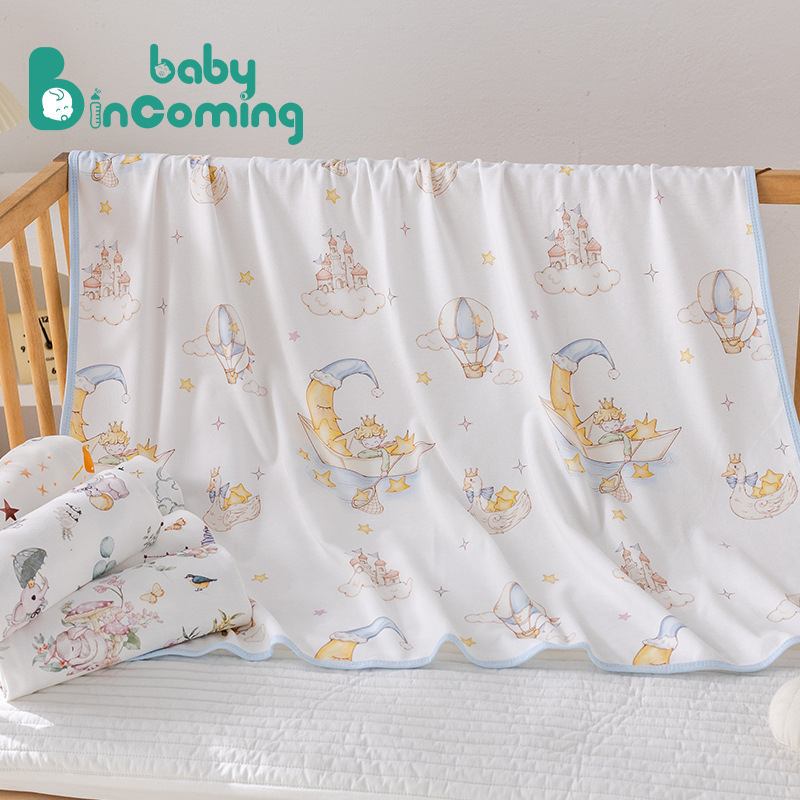 Newborn Wrap Single Four-Season Swaddling Towel Newborn Pure Cotton Baby Wrap Delivery Room Supplies Class a Anti-Jump Wrap Quilt