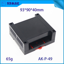 奥科姆PLC电子工控盒控制器壳体导轨式仪表开关塑料外壳加工 P-49