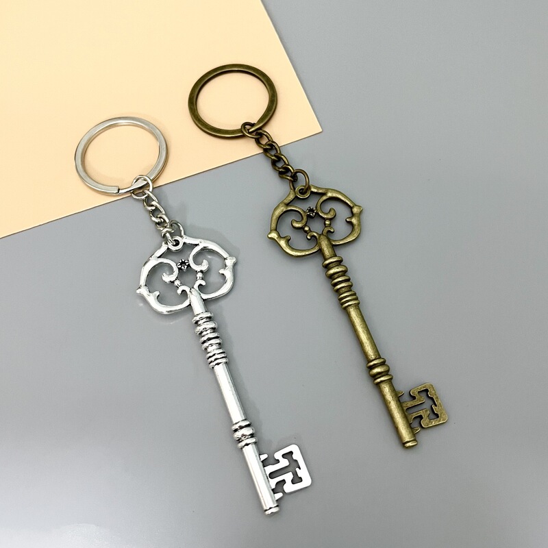 Cross-Border Hot-Selling New Fashion Simple Gothic Retro Punk Pattern Keychain Backpack Car Key Pendant Cross-Border Hot-Selling New Fashion Simple Gothic Retro Punk Pattern Keychain Backpack Car Key Pendant
