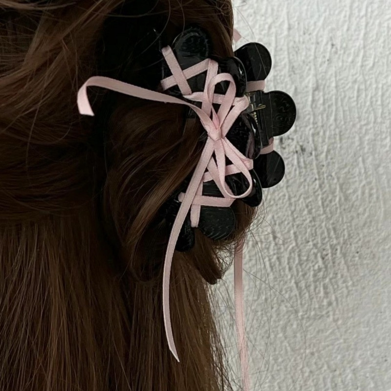 Women's Sweet Bow Knot Acetic Acid Sheets Hair Claws display picture 3