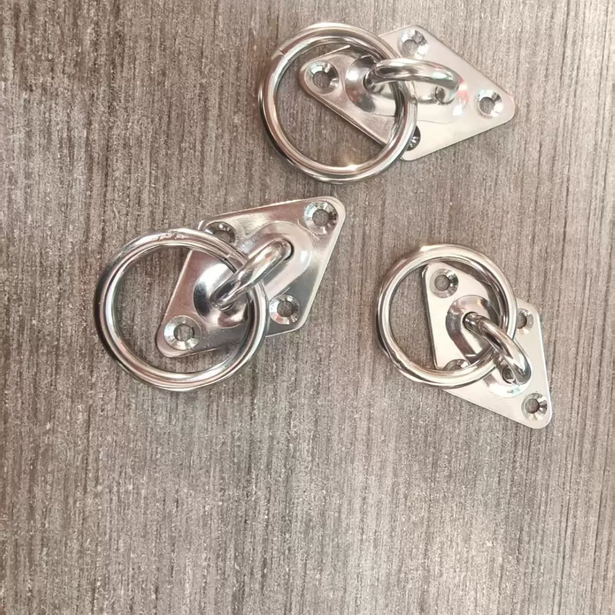 不锈钢带圆环方形固定扣 瑜伽拳击沙袋用天花板挂钩 船栓拉手