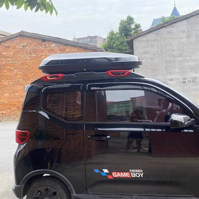 Roof box, box, third-generation macaron luggage rack - no-need-to-drill-holes-gb-version-350l-black-1358027-black-special-crossbar