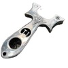 Slingshot stainless steel, card, stone inlay with laser, wholesale