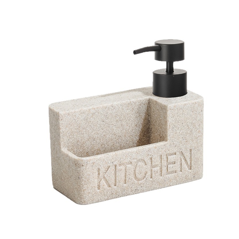 Fábrica directa modelo sala de paquete blando con botella de detergente de resina de viento nórdico loción corporal desinfectante de manos presión botella vacía