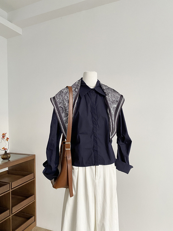 【Autumn New Arrival】风里已经有秋天的味道#法式通勤长袖衬衫|undefined