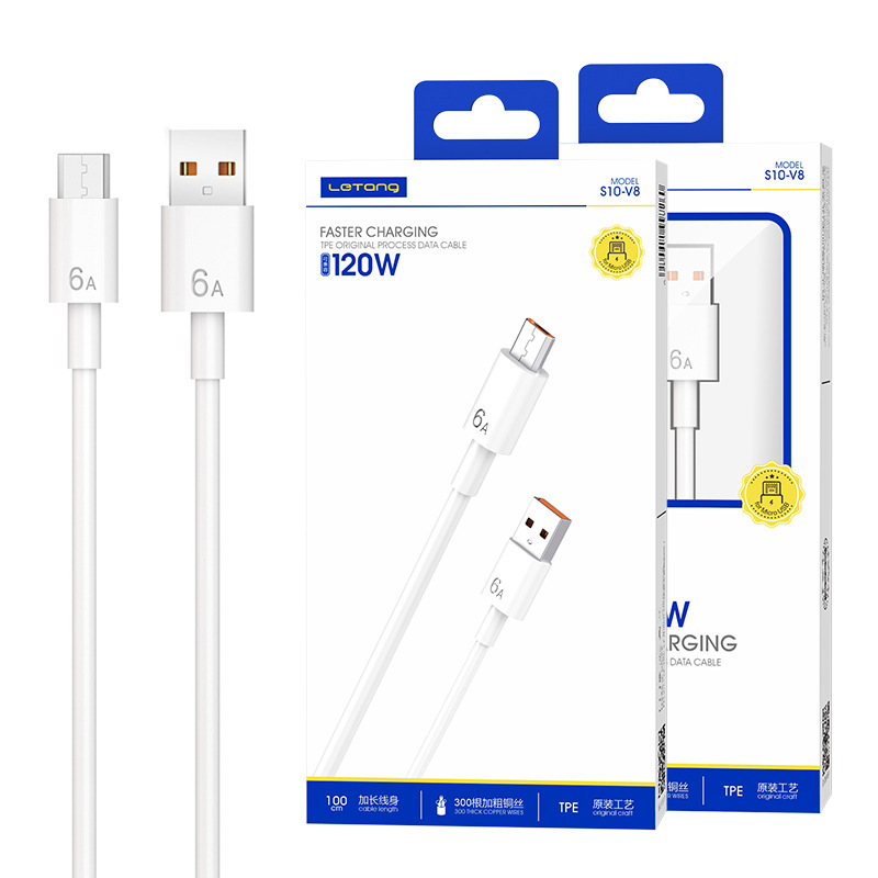 Leyoung 120W 超高速充電データケーブルは、iPhone、Android、Type-C携帯電話に適した6A電源充電ケーブルです。|undefined