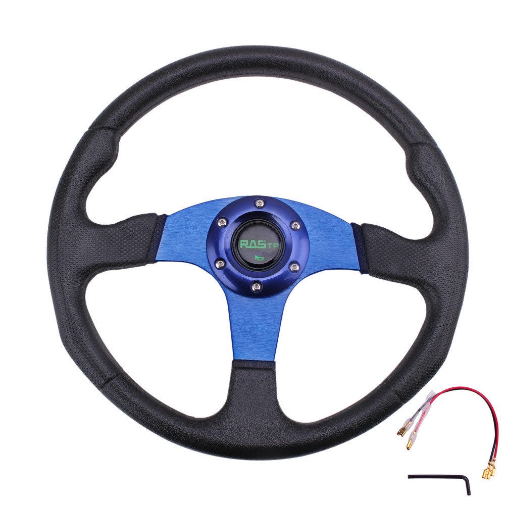 Qìchē – Steering wheel Steering Wheel PU - blue