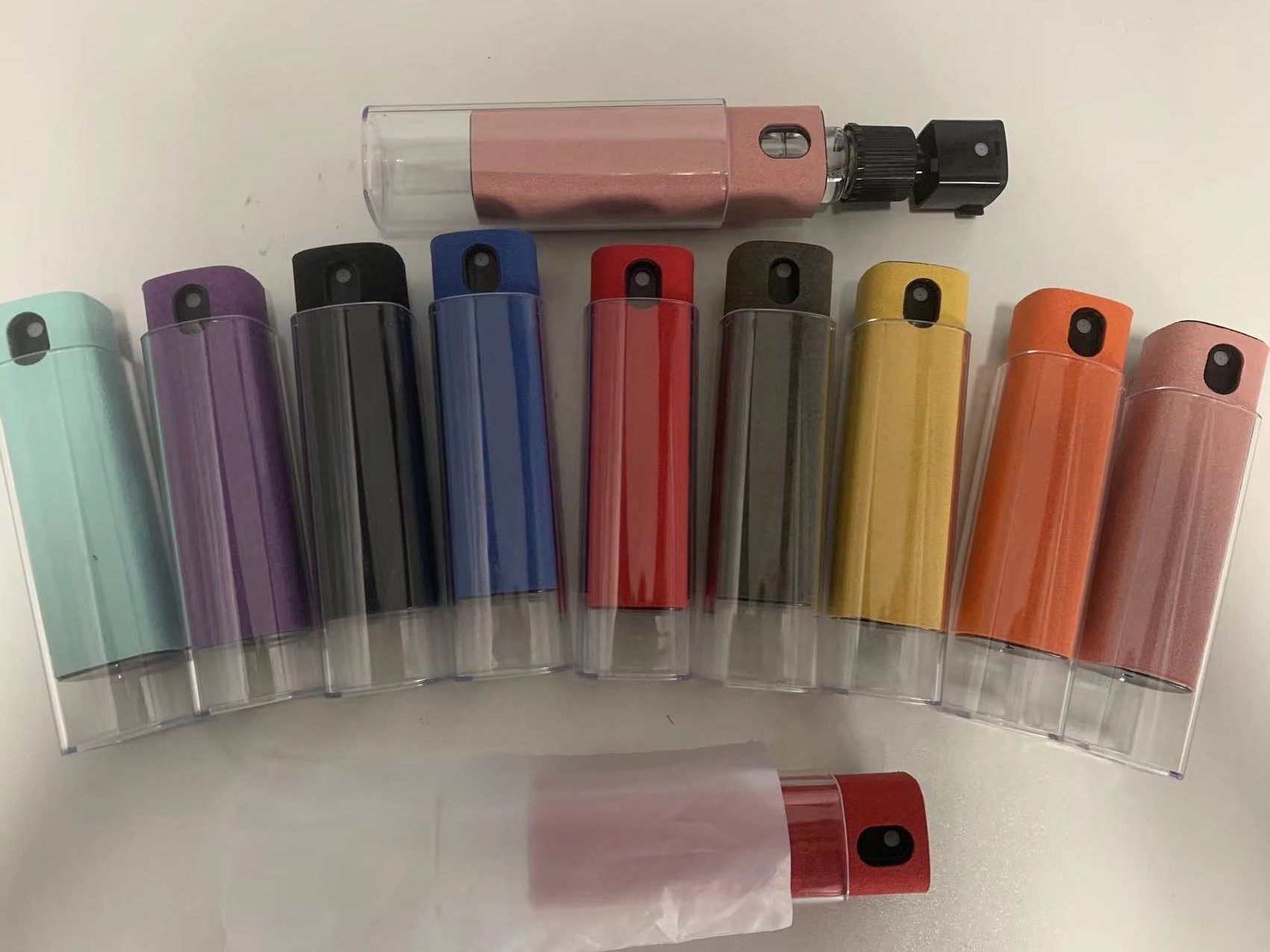 Limpiador de pantalla del teléfono móvil tableta digital pantalla de control central del coche súper terciopelo cepillo de limpieza 10ML suplemento líquido