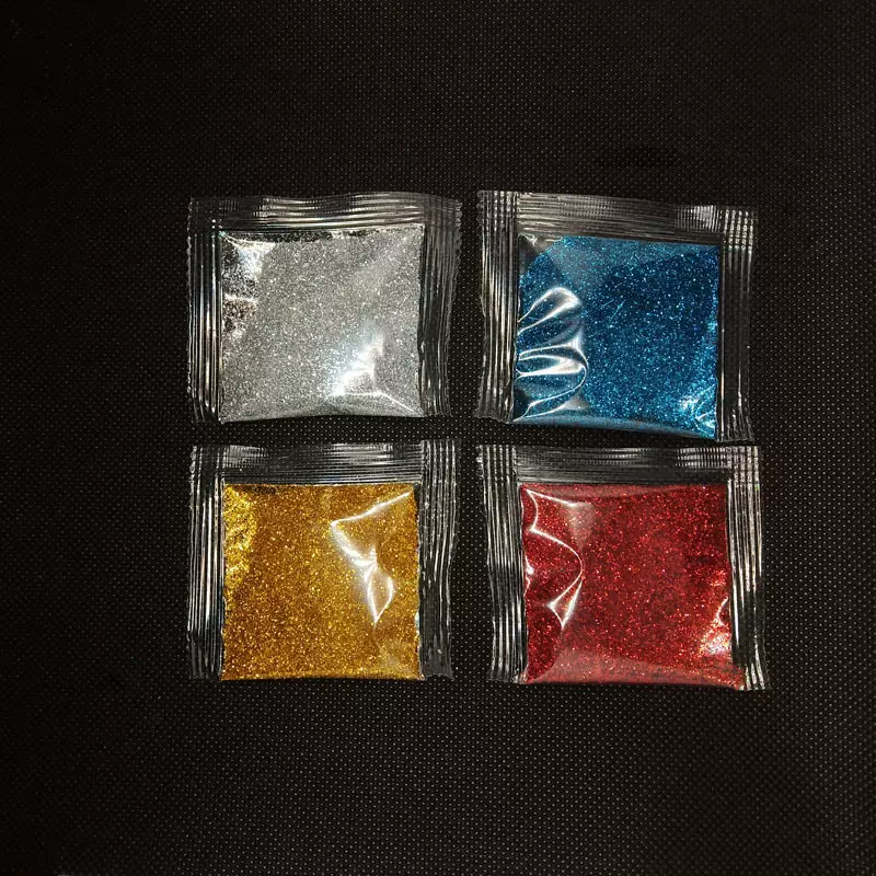 袋装金葱粉闪粉1克小包装亮片闪粉贝壳纸diy美甲手工制作配件