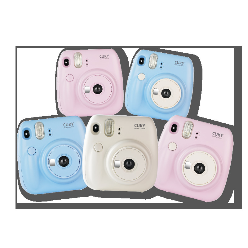 キューキー CUKY ポラロイド mini12 新型カメラ 使い捨てインスタントカメラ フォトペーパー ポラロイドセット|undefined
