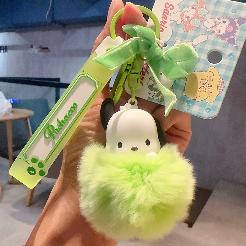 Плюшевый брелок Sanrio Hello Kitty, оригинал, мягкая подвеска 11×7.5 см, коллекционный талисман