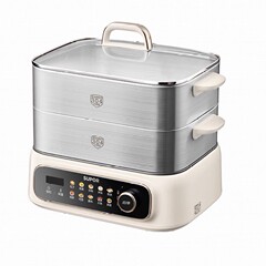 蘇泊爾全鋼電気蒸し鍋多機能家庭用蒸煮煮込み一体型鍋多層大容量2025新型三層