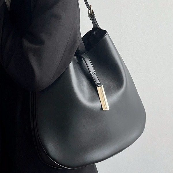 2022新型xzbag鄭秀晶同モデルのトートバッグ女性大容量脇下包餃子斜めショルダーバッグバケツバッグ|undefined