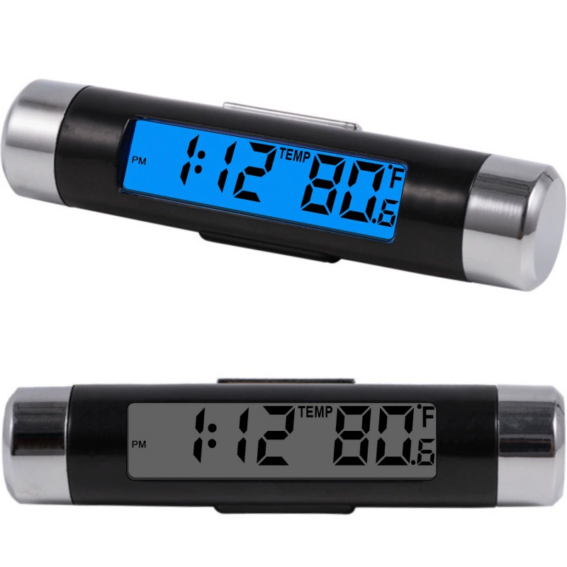 Трансграничные Горячие Автомобильные Часы Amazon TEMU AliExpress Автомобильные электронные ремешки Температура дисплея Автомобильные принадлежности