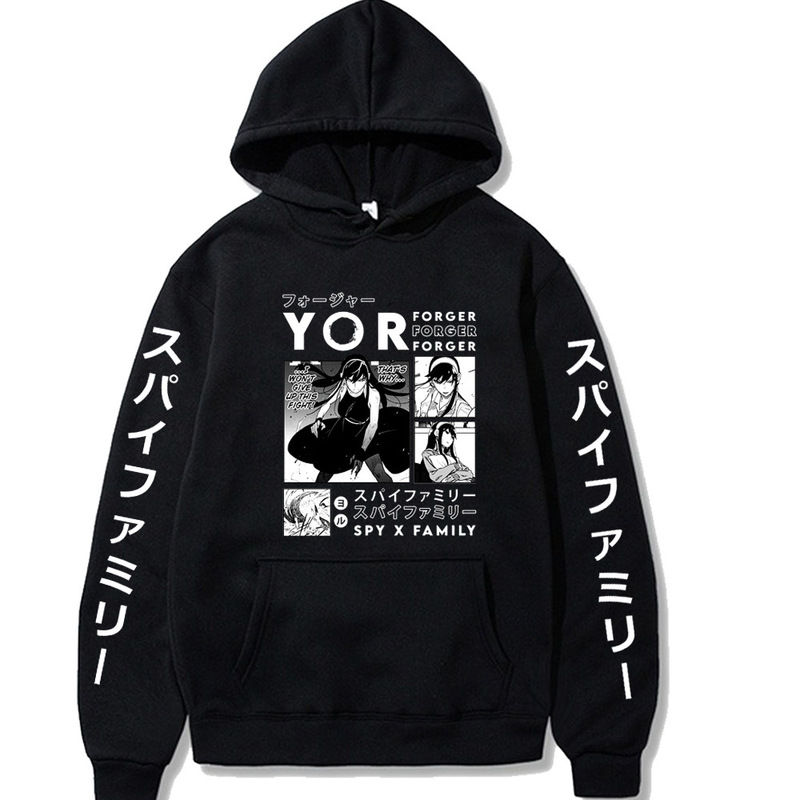 Spy×Family Hoodie Spy Play Yor Forger Yor Forger Hooded Sweatshirt One Piece