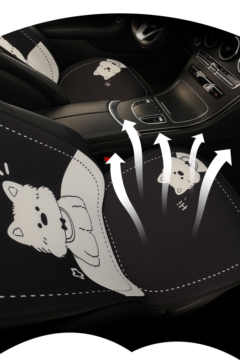 West Highland Cute Four Seasons General Breathable Car Seat for Audi Q2L Q3 Q4 Q5L A3L