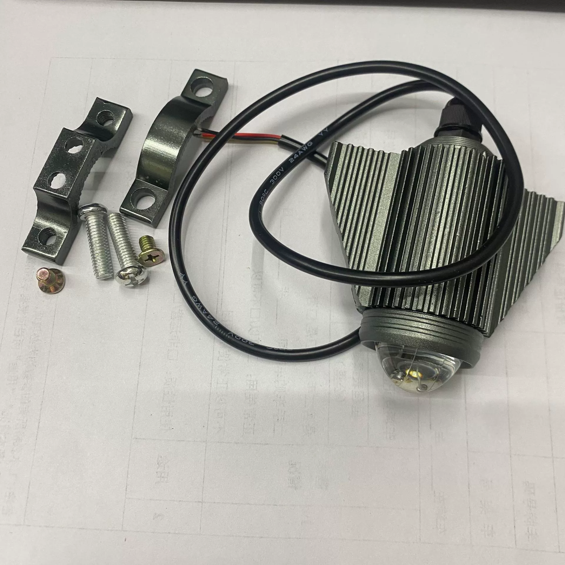 Lights, set, airplane, LED headlights, modified electric car