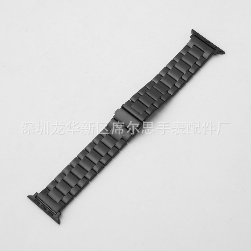 適用リンゴiwatch8/7/se華為gt三珠中空縁帯金属ステンレス腕時計バンド卸売り